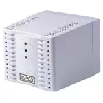 Stabilizer Voltage PowerCom  TCA-3000, 3000VA/1500W, White, 4 Shuko socket