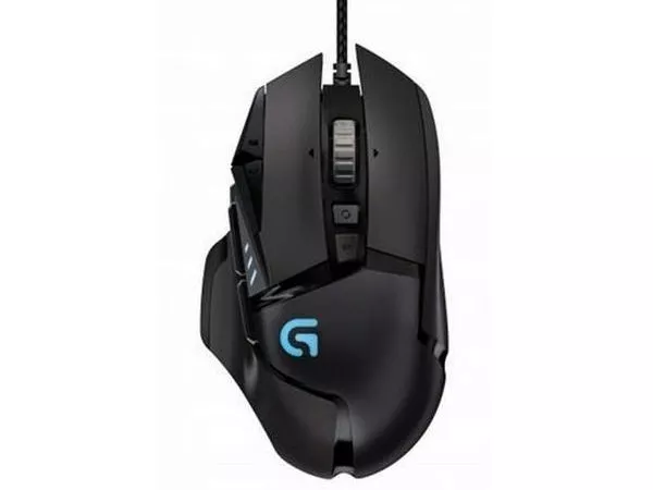 Logitech Gaming Mouse G502 HERO HIGH PERFORMANCE, 11 Programmable buttons, 16000 dpi, Onboard memory