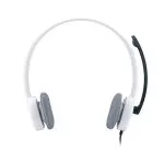 Logitech Stereo Headset H150 Coconut White, Noise-canceling Microphone, In-line audio controls, Vers