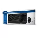 Keyboard & Mouse Wireless SVEN Comfort 3500, 800/1200/1600dpi, 2.4GHz, Black, 8 hot keys