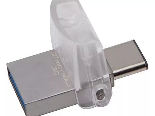 32GB USB3.1 Kingston DataTraveler MicroDuo, Ultra-small, USB OTG Type C (On-The-Go), (Read 100 MByte