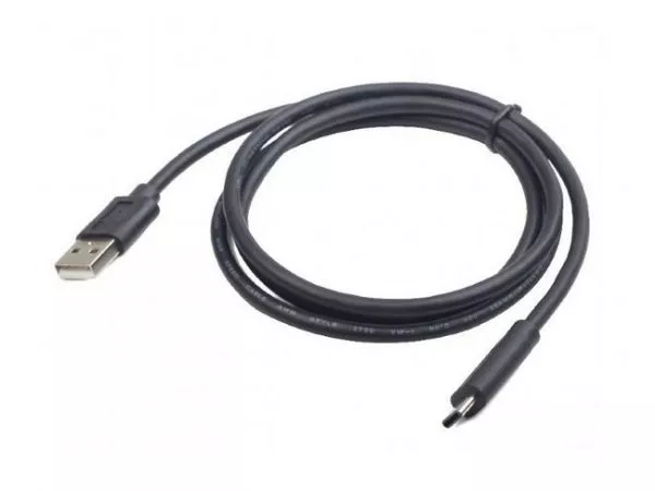 Cable Type-C /USB2.0, AM/CM, 1.0 m, Cablexpert, Black, CCP-USB2-AMCM-1M