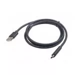 Cable Type-C /USB2.0, AM/CM, 1.8 m, Cablexpert, Black, CCP-USB2-AMCM-6