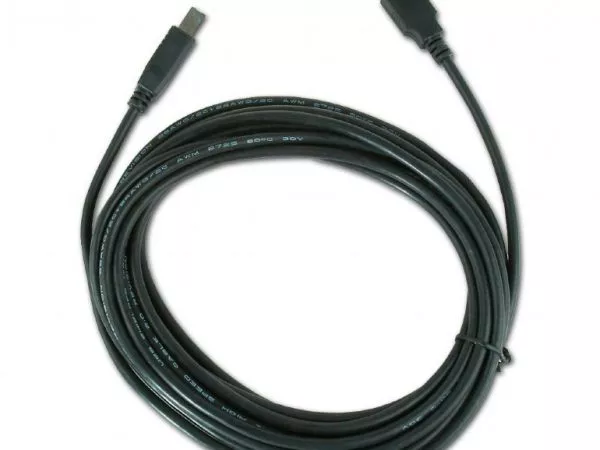 Cable USB, AM/BM, 5.0 m, USB2.0 Premium quality with ferrite core, Cablexpert, CCF-USB2-AMBM-15