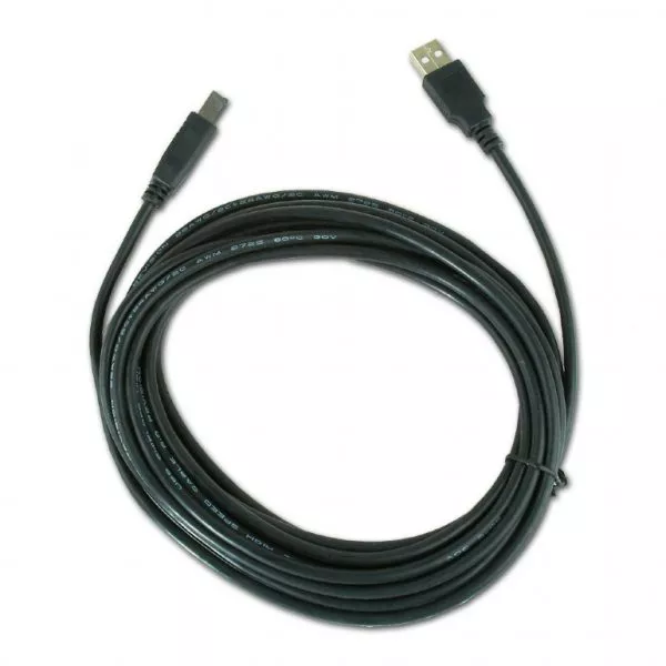 Cable USB, AM/BM, 5.0 m, USB2.0 Premium quality with ferrite core, Cablexpert, CCF-USB2-AMBM-15