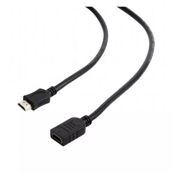 Cable HDMI male to HDMI female 0.5m Cablexpert male-female, V1.4, Black, CC-HDMI4X-0.5M