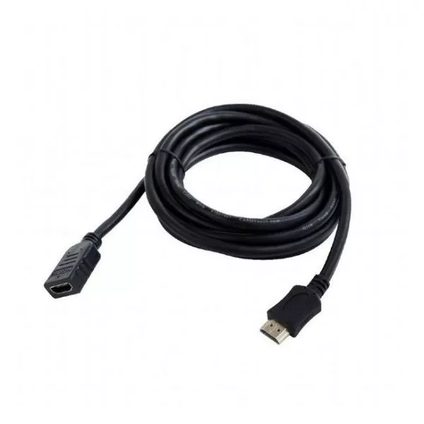 Cable HDMI male to HDMI female 0.5m Cablexpert male-female, V1.4, Black, CC-HDMI4X-0.5M