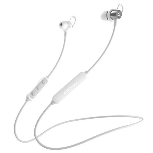 Edifier W200BT Silver / In-ear headphones with microphone, Bluetooth 5.0 chipset Qualcomm, Frequency response 20 Hz-20 kHz, 3-button remote with micro