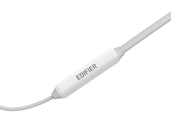 Edifier W200BT Silver / In-ear headphones with microphone, Bluetooth 5.0 chipset Qualcomm, Frequency response 20 Hz-20 kHz, 3-button remote with micro