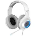 Edifier G4 White / Gaming On-ear headphones with microphone, 7.1 , Vibration for a more immersive experience, Built-in retractable microphone, RGB lig