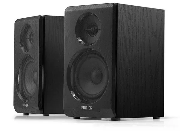 Edifier R33BT Black, 2.0/ 10W (2x5W) RMS, Audio In: Bluetooth 5.0, AUX, wooden, (3.5"+1/2')