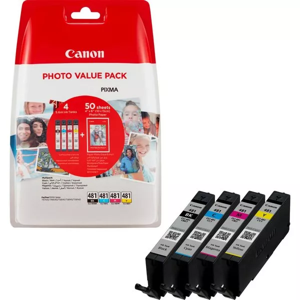 Ink Cartridge Canon CLI-481 PB EMB for Canon PIXMA TS6140, TS8140, TS9140, TR7540, TR8540