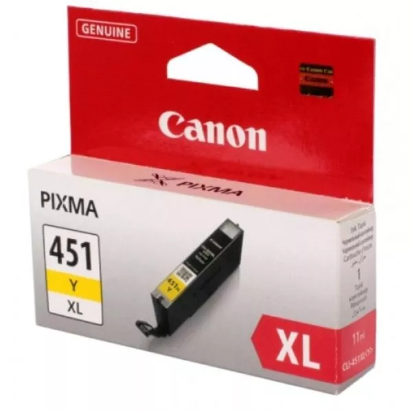 Ink Cartridge Canon CLI-451 XLY, Yellow