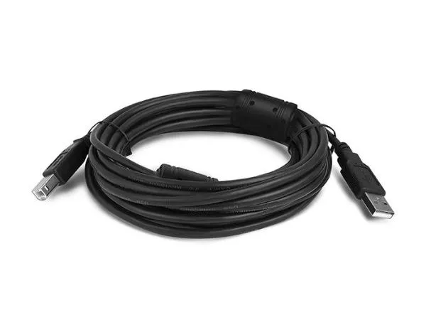 Cable USB, A-plug B-plug, 1.8 m, USB2.0 Premium quality with ferrite core, CCF-USB2-AMBM-6