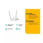 Wi-Fi N Access Point TP-LINK "TL-WA801N", 300Mbps, 2x5dBi, MIMO, PSU/PoE