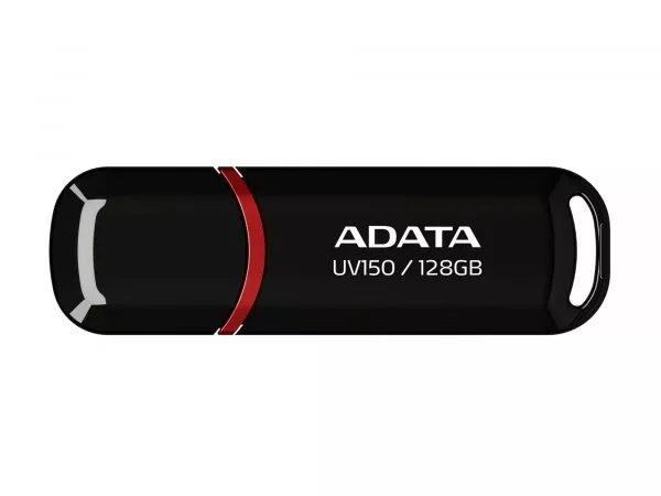 64GB USB3.1 Flash Drive ADATA "UV150", Black, Plastic, Classic Cap (R/W:80/20MB/s)