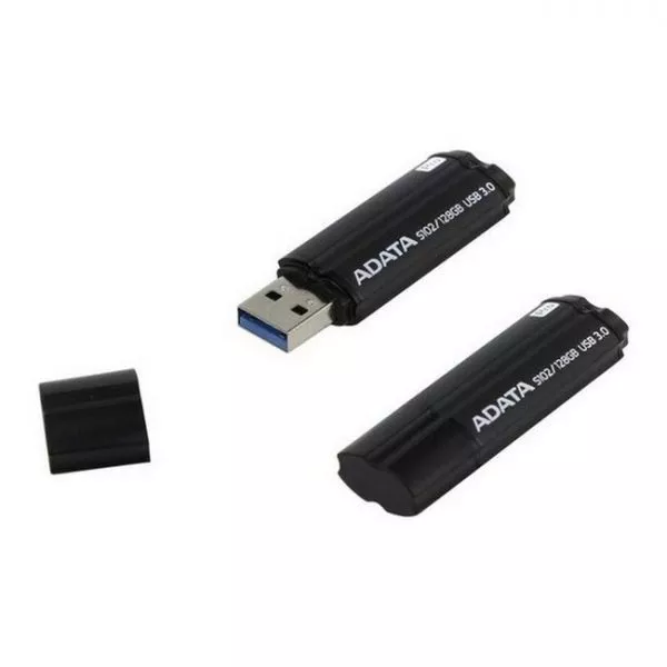 128GB USB3.0 Flash Drive ADATA "S102 Pro", Titanium-Gray, Aluminum, Classic Cap (R/W:100/50MB/s)