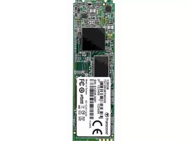 M.2 SATA SSD  128GB Transcend  "TS128GMTS830S" [80mm, R/W:560/510MB/s, 85K/85K IOPS, SM2258, 3DTLC]