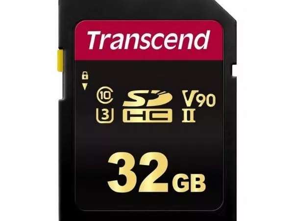32Gb SDHC Card (Class 10) UHS-II, U3, Transcend "TS32GSDC700S" Ultra High Speed (R/W:285/180MB/s)