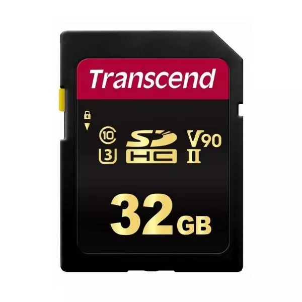 32Gb SDHC Card (Class 10) UHS-II, U3, Transcend "TS32GSDC700S" Ultra High Speed (R/W:285/180MB/s)