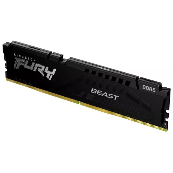 16GB DDR5-6000MHz  Kingston FURY Beast (KF560C40BB-16), CL40-40-40, 1.35V, Intel XMP 3.0, Black
