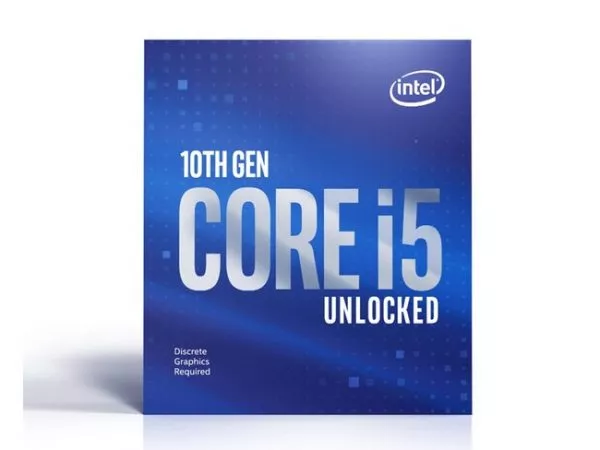 CPU Intel Core i5-10600KF 4.1-4.8GHz (6C/12T, 12MB, S1200,14nm, No Integrated Graphics, 95W) Tray