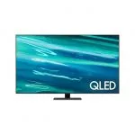 65" LED TV Samsung QE65Q80AAUXUA, Black (3840x2160 UHD, SMART TV, PQI 3200Hz, DVB-T/T2/C/S2)