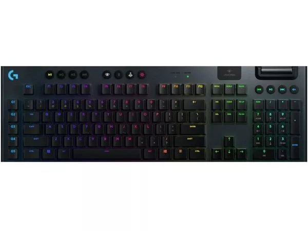 Logitech Gaming Mechanical Keyboard G915  LIGHTSYNC RGB,  Low Profile, 5 Dedicated G-Keys, 22 Lighti