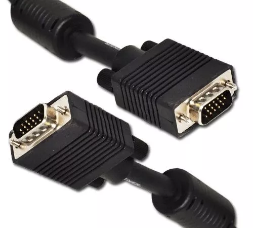 Cable VGA CC-PPVGA-15M-B, 15 m, Premium VGA HD15M/HD15M dual-shielded w/2*ferrite core, Black