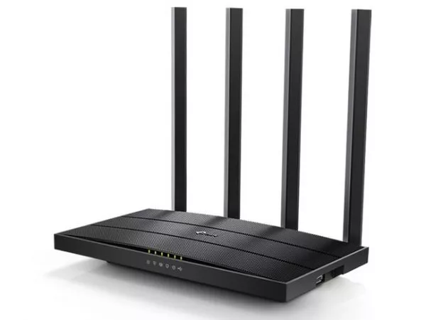 Wi-Fi AC Dual Band TP-LINK Router, "Archer C6U", 1200Mbps, Gbit Ports, MU-MIMO, USB2.0
