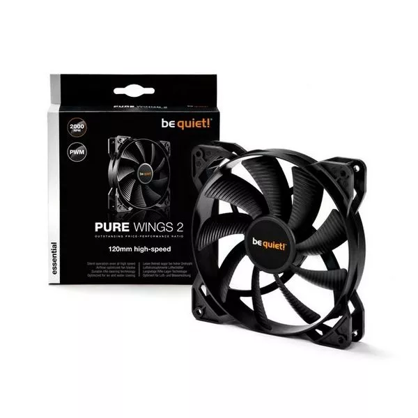 PC Case Fan be quiet! Pure Wings 2 high-speed, 140x140x25 mm, 1600rpm,