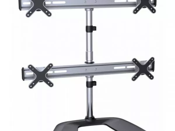 Table/desk stand for 4 monitors Reflecta PLANO DeskStand 23-1010 Q, 13"-23 ", 100x100, 8kg/bracket.