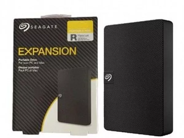 2.5" External HDD 1.0TB (USB3.0)  Seagate "Expansion Portable", Black,  Durable design