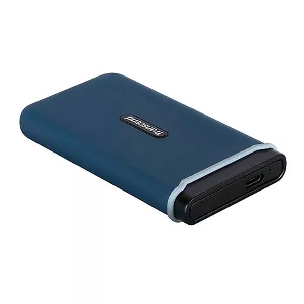 1.0TB (USB3.1/Type-C) Transcend Portable SSD "ESD350C", N.Blue (96x54x12mm, 87g, R/W:1050/950MB/s)
