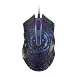 Gaming Mouse Qumo Valhalla, Optical, 1200-3200 dpi, 6 buttons, Soft Touch, 4 color backlight, USB