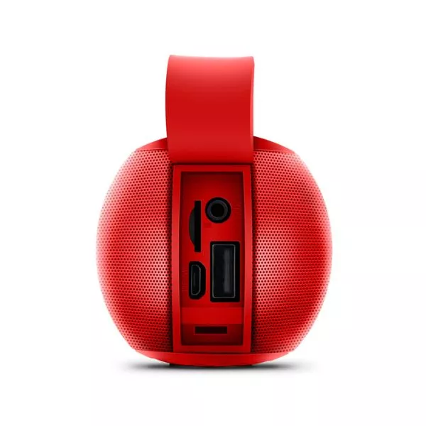 Speakers SVEN  "PS- 75" Red, Bluetooth, FM, USB, microSD, 6w, Li-ion 1200mAh, Mic, DC 5 V