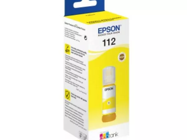 Ink  Epson C13T06C44A, 112 EcoTank Ink Bottle, Yellow