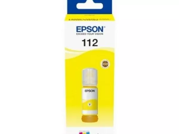 Ink  Epson C13T06C44A, 112 EcoTank Ink Bottle, Yellow