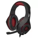 Gaming Headset SVEN AP-G886MV, 40mm drivers, 20-20000Hz, 32 Ohm, 105dB, 270g., 3.5mm, Black/Red
