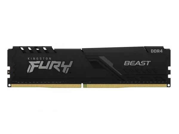 8GB DDR4-3200MHz  Kingston FURY Beast (KF432C16BB/8), CL16-18-18, 1.35V, Intel XMP 2.0, Black