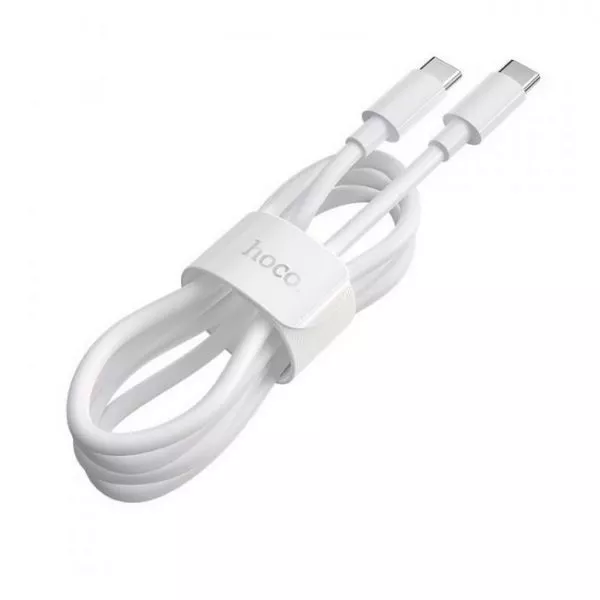 HOCO X51 Type-C to Type-C High-power 100W charging data cable (2m) white