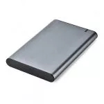 2.5"  SATA HDD/SSD 9.5 mm External Case Type-C, Gembird "EE2-U3S-6", aluminum, Black