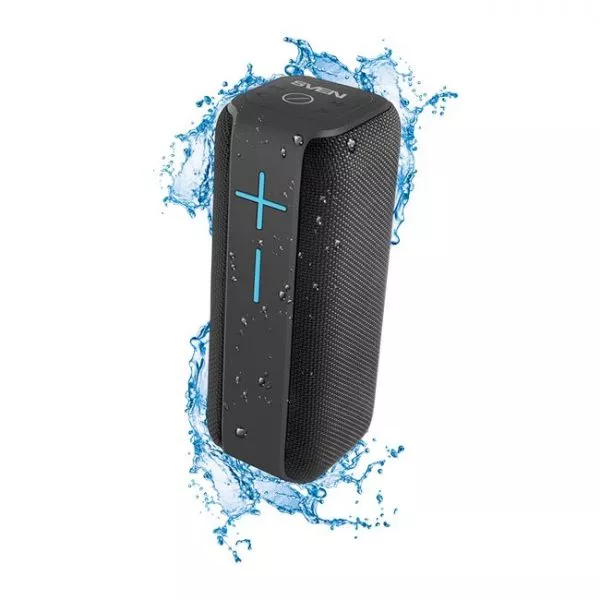 Speakers SVEN "PS-205" Black 12W, Waterproof (IPx6), TWS, Bluetooth, FM, USB, microSD, 1500mA*h