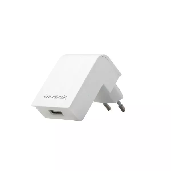 Gembird EG-UC2A-02-W, Universal AC USB charging adapter, 5 V / 2.1 A, White