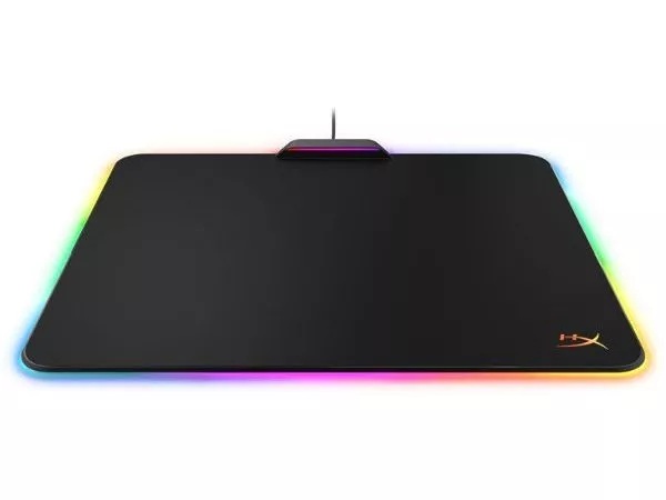 HYPERX FURY Ultra Gaming Mouse Pad with RGB 360°, Size 360mm x 300mm, Plastic, Stable, Anti-slip rub