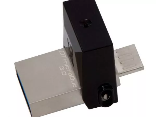 128GB USB3.1  Kingston DataTraveler microDuo 3.0 G2, Ultra-small, USB OTG microUSB (On-The-Go), (Rea