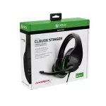 Headset  HyperX CloudX Stinger, Black/Green, 90-degree rotating ear cups, Microphone built-in, Frequ