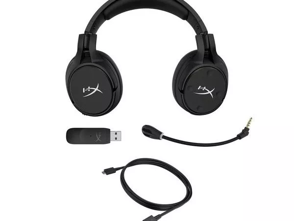 Wireless headset  HyperX Cloud Flight S for PS4/PC, Black, Frequency response: 10Hz–20,000 Hz, Batte