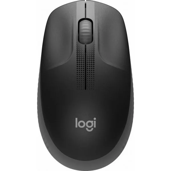 Wireless Mouse Logitech M190 Full-size, Optical, 1000 dpi, 3 buttons, Ambidextrous, Black