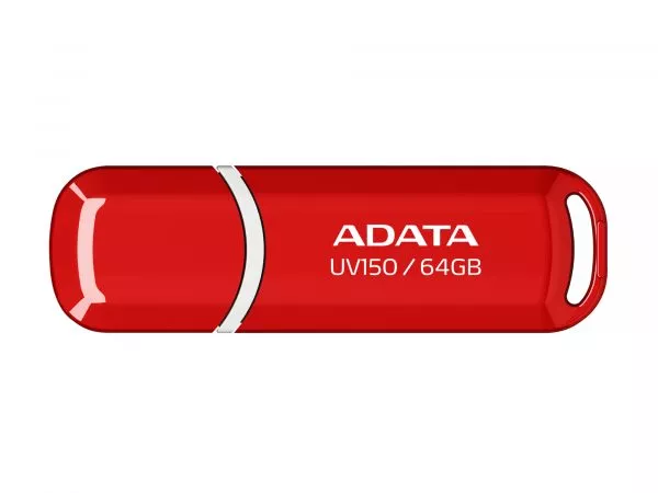 32GB USB3.1 Flash Drive ADATA "UV150", Red, Plastic, Classic Cap (R/W:40/20MB/s)